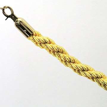 Vägghållare för rep i guldfärg