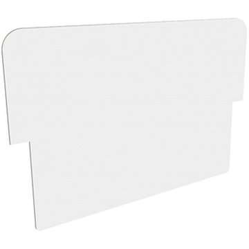 Logoplade til Alu-Line 50x70cm hvid