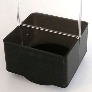 Salt & Peppar Menyhållare vertikal - 2xM65 Flyer - 9,9x21 cm - svart