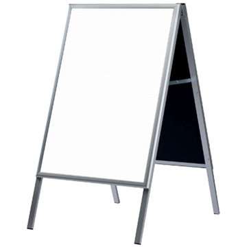 Gatupratare whiteboard Gatuprattare 60x80 cm silver