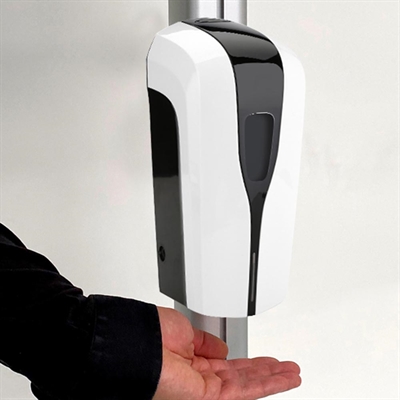 Handdesinfektionsautomat med A4 vikbar ram för väggmontering - 1000 ml