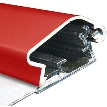 snäppramar i aluminium - 32 mm - 50x70 cm - röd
