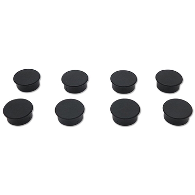 Magneter för t.ex. White Board. 8 st. svart