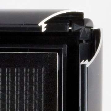 Opti snäppramar, alu/svart, 25 mm, A4