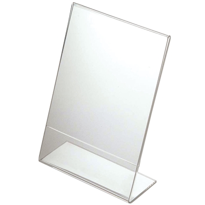 L - Menykorthållare vertikal - A8 - 5,2x7,4 cm
