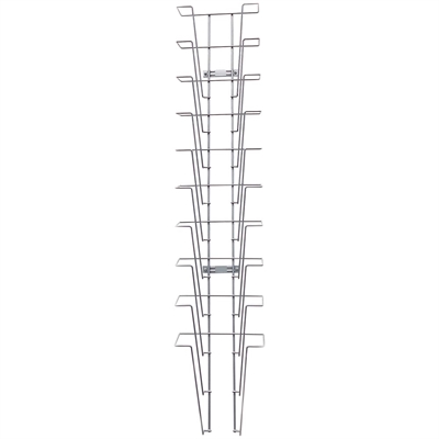 Broschyrhållare för vägg - 10xA4 - 21x29,7 cm