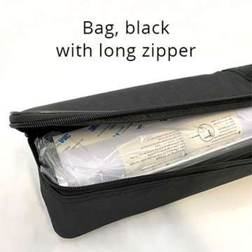 Business Roll-up, enkelsidig kassett, 85 cm, aluminium i väska med längsgående dragkedja
