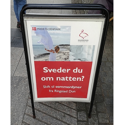 Expo Sign Standard Gatuställ, A1, svart