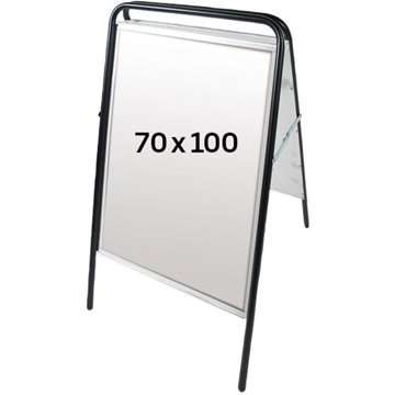 Expo Sign Standard Gatuställ - 70x100 cm - svart