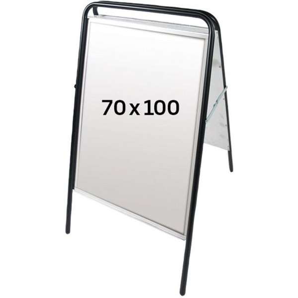 Expo Sign Standard Gatuställ - 70x100 cm - svart