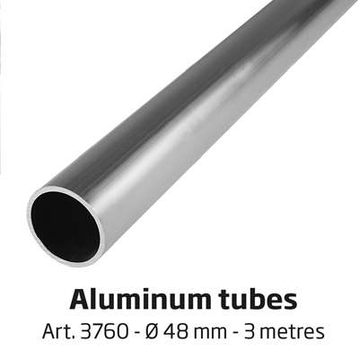 Banner Tube Fristående Frame , fristående ram av aluminiumrör 0,3 mm / Ø 48 mm - 100 x 50 cm 