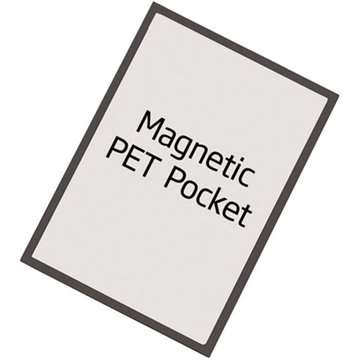 PET-frontplatta med magnet, 59 x 78 cm för trästålskiva (art. 2453 & 2458)
