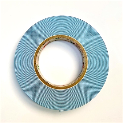 Dubbelhäftande skumtejp 19mm - 10m rulle