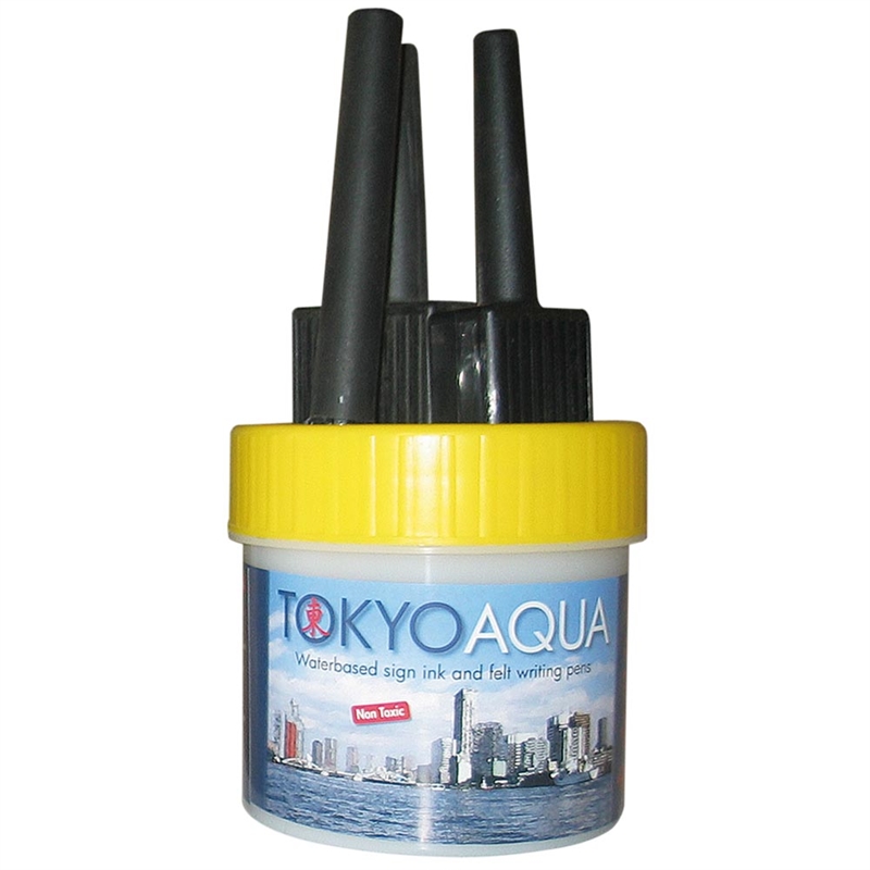 Tokyo Aqua - 4 filtpennset - Gul