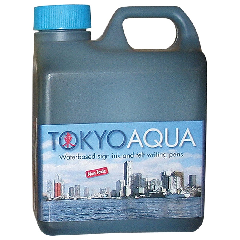 Tokyo Aqua Sign Ink - 1L Blå