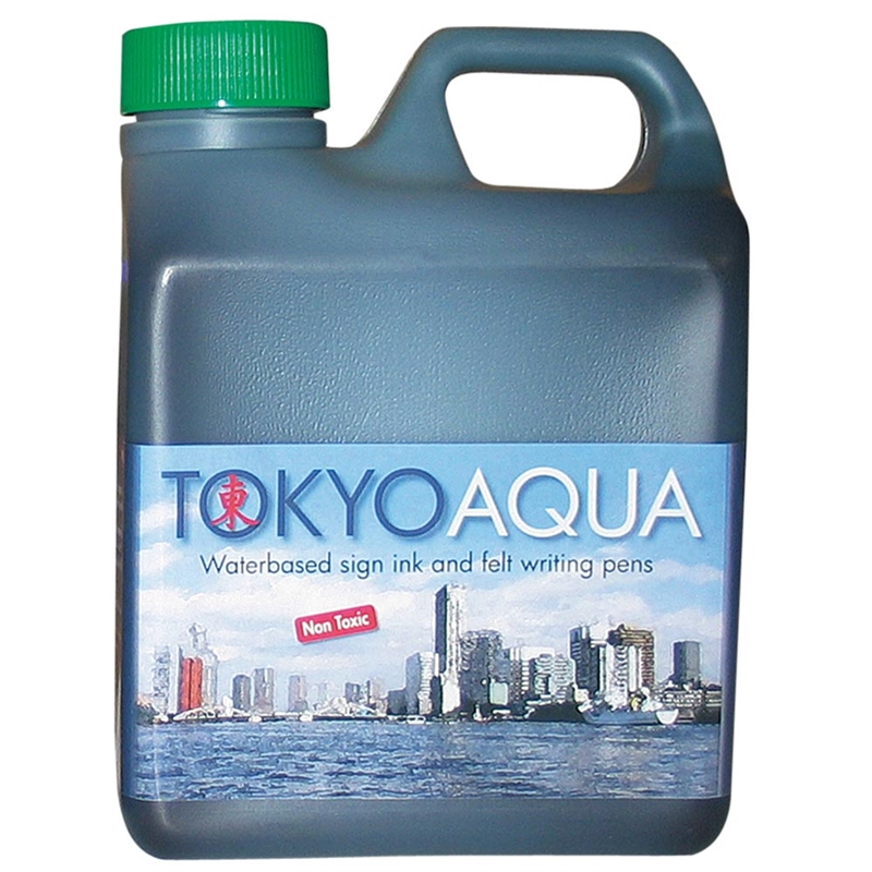 Tokyo Aqua Sign Ink - 1L Grön
