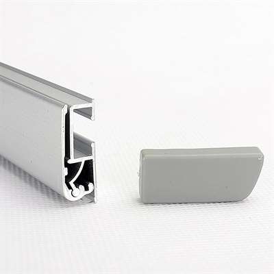 Premium Roll-up, enkelsidig kassett, silver, 180 cm x 160-220 cm