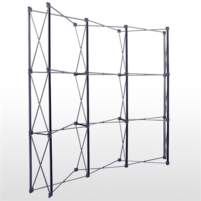 Pop-Up Wall Curved 3 sektioner B 258 x H 228 cm