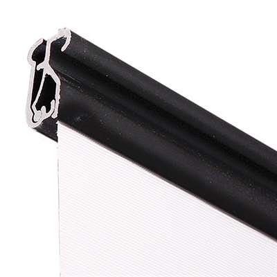 Basic Roll-up, svart, enkelsidig, 60 x 200 cm, inkl. banderoll och tryck