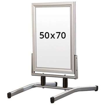 Wind-Line Lux Trottoarpratare - 50x70 cm - silver