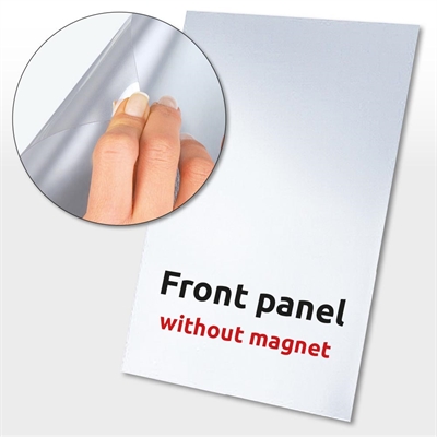 PET Frontplåt utan magnet - 100x140cm