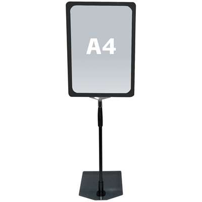 Flex Stativ med svart plastram, A4