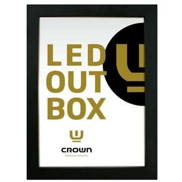 Crown LED Out box - Dubbelsidig - A0