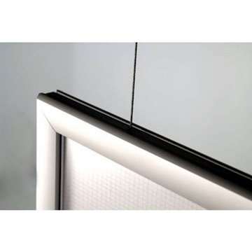LED-ljusram Dubbelsidig - Vertikal 50x70cm
