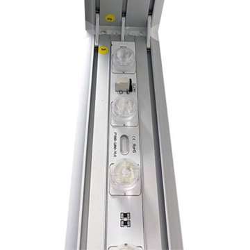LED -Tex Light stand display dubbelsidig