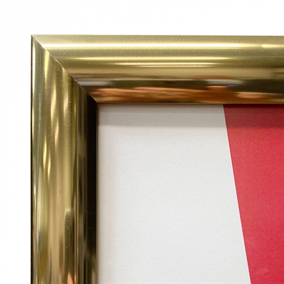 Alu snäppramar, glänsande guld, 25 mm profil, A1