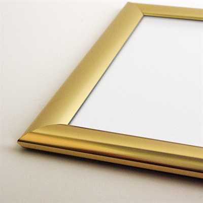 Alu snäppramar, glänsande guld, 25 mm profil, A1
