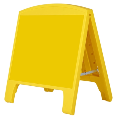 Compact A- board Gatupratare, mini, gult