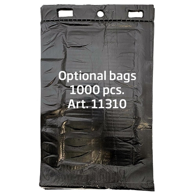 Eco Dispenser för Dogbags, silver, för hundväskor, med tryckt info