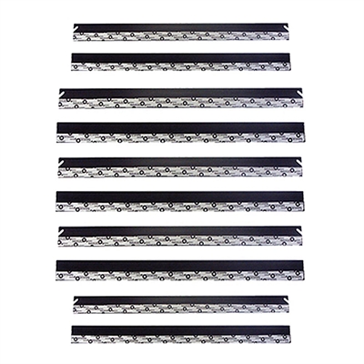 5 topp och 5 botten rem komplett set för POP-UP WALL Curved 3x3 med klämmor