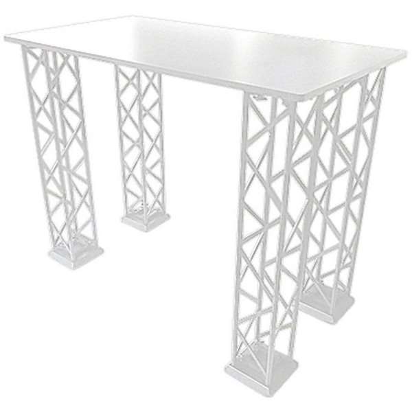 CROWN TRUSS Counter - Rektangel 125x65cm - Vit