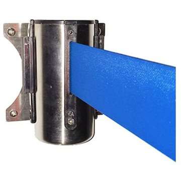 Spärrstolpe Bältesdispenser för väggmontering, blå