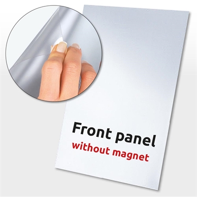 PET-frontplatta utan magnet - A1 (63x88cm)