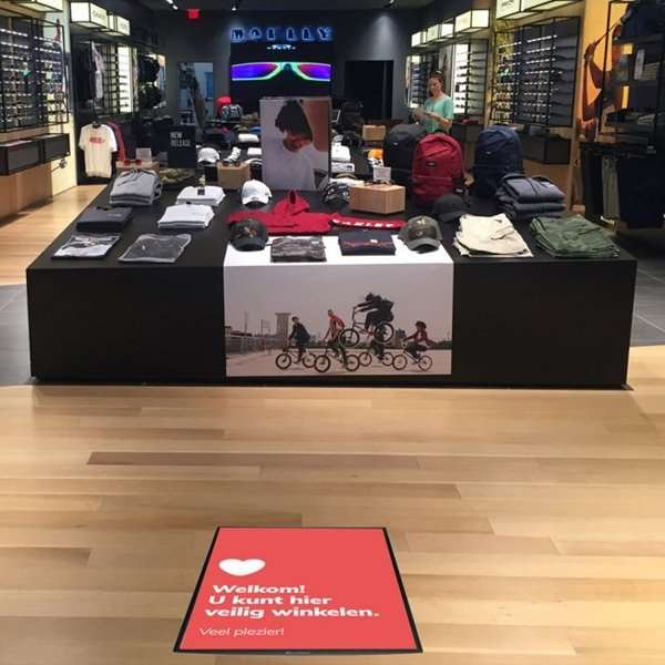 Floorwindo A1 golvdisplay