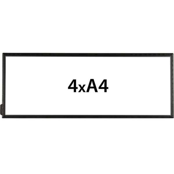 Floorwindo 4xA4 golvdisplay