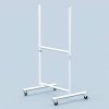 Svängbar tavla, whiteboard för intensivt bruk på mobilt stativ - 8 storlekar - 100x150 cm #3
