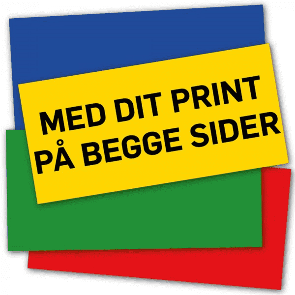 Dubbelsidigt tryck på aluminiumplåt för Estate Sign XL