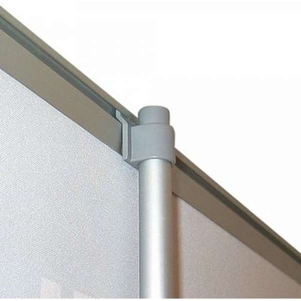 Toppprofil 80 cm med klämlist för Easy Roll-up, enkelsidig