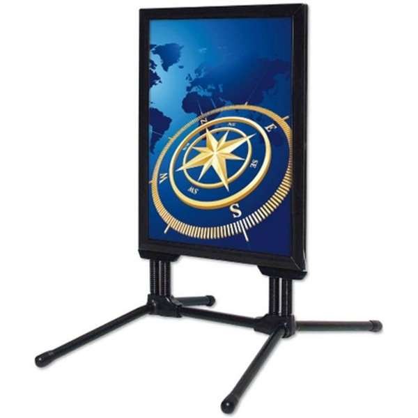 Wind-Line Budget Fj&auml;derst&auml;ll Trottoarpratare - A1 - svart