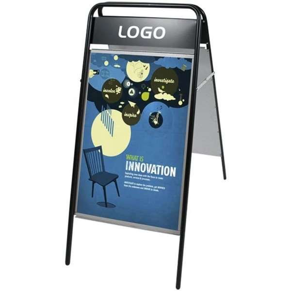 Expo Sign Gatuställ/Easy Sign Gatupratare - 50x70 cm - svart