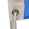 Beachflagga, Outdoor Bow Flag, Liten inkl. flagga och Black Flag Base #7