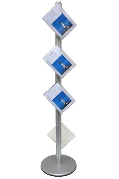 Flerstativ enkelsidig - 4xA4 - 21x29,7 cm