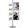 Multi Stander 18 - Enkelsidig, 2x70x50 Slide-in + 4xA4 hyllor #2