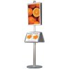 Multi Stander 2 - Dubbelsidig med akrylhylla 25mm 2x50x70cm #2