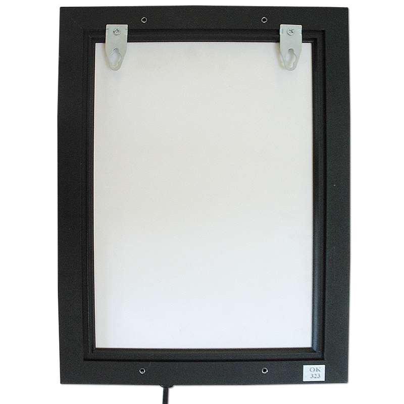 Crown LED Out box - Enkelsidig - Svart - 70x100cm