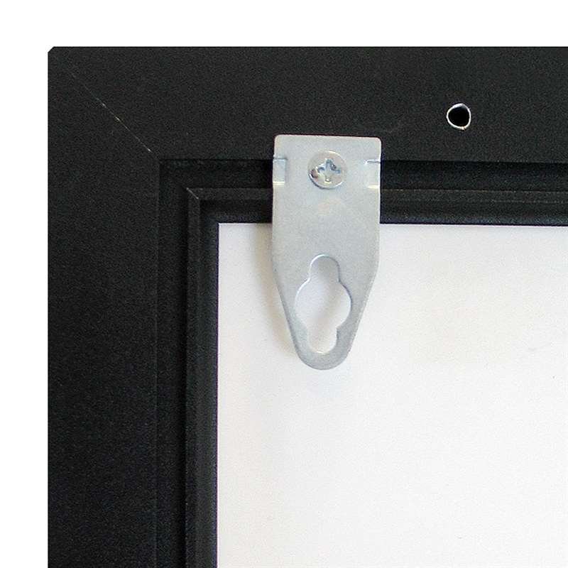 Crown LED Out box - Enkelsidig - Svart - 70x100cm
